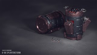 Modeling a Cluster Grenade | Plasticity