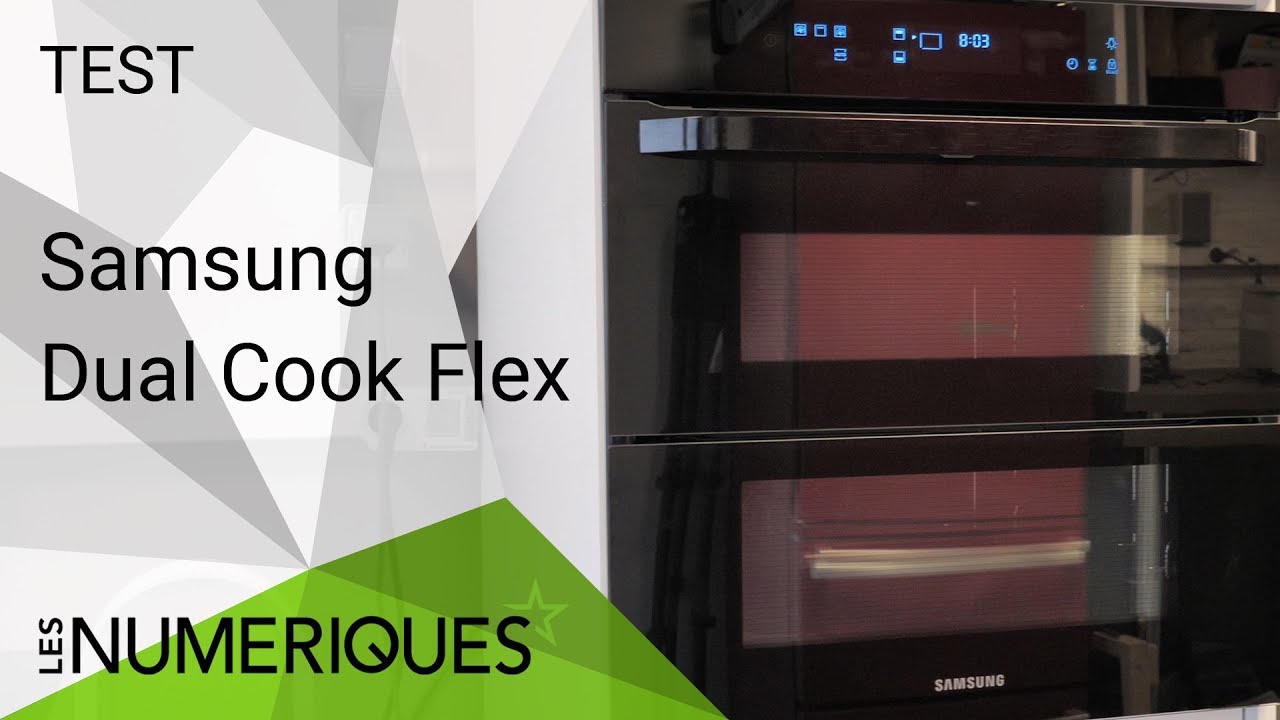 Four encastrable Samsung Dual Cook Flex : On l'a testé ! - YouTube