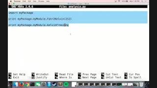 Intro to packages in Python