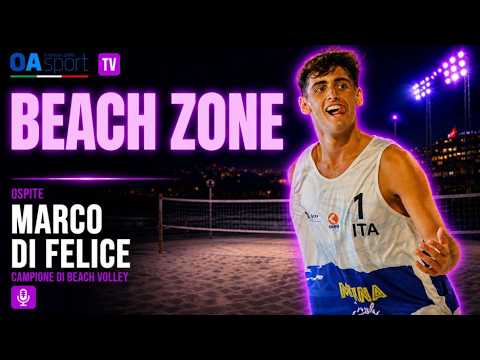 Video Marco Di Felice a Beach Zone: dal bronzo europeo al podio nel Future di Modena