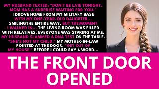 I Came Home From My Military Base... My Husband Used A Fake DNA Test To... | Azalea Revenge screenshot 1