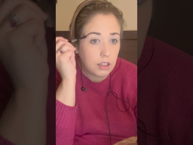 Doing my eyebrows #asmr #makeup
