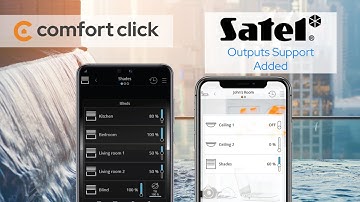 Satel Outputs Support Added -  - ComfortClick bOS 4.11 new feature