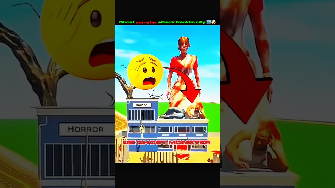 Female Ghost Monster👺 Attack In My City 🤯 