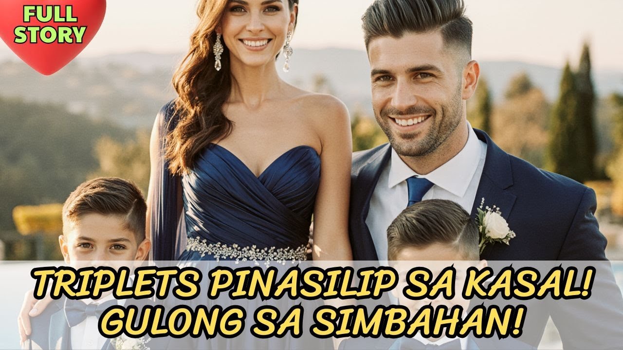 TRIPLETS PINASILIP SA KASAL! GULONG SA SIMBAHAN!