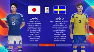 Japão x Suécia | Copa do Mundo FIFA 2026 | Simulação Ultra Realista | PC [4K60]