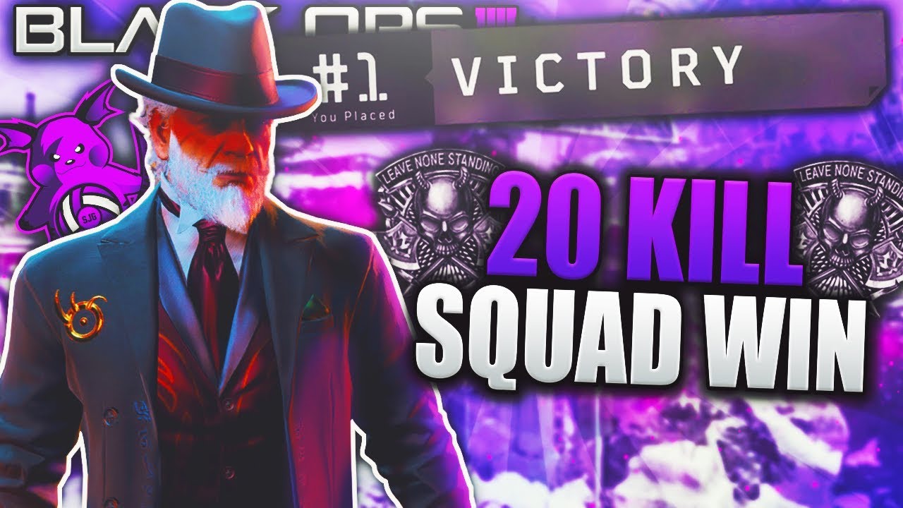 BLACKOUT VICTORY ROYALE 20 KILL QUADS WIN! (BLACK OPS 4 BLACKOUT)