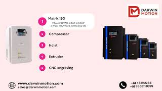 Matrix-190  VFD BY Darwin Motion - VFD & Servo Drive Manufacturer