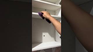 Organização do armário em ASMR.