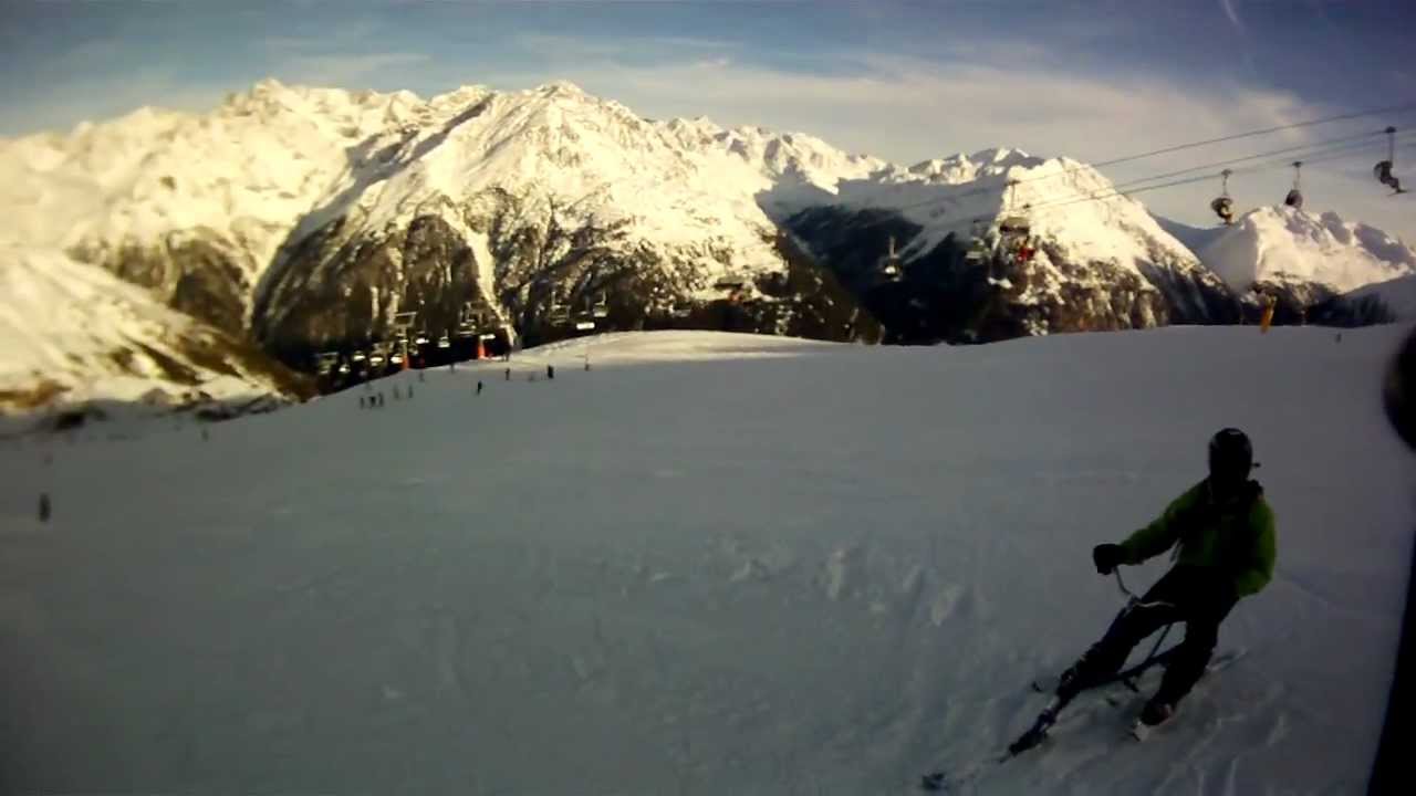 Skibobbing in Soelden 2011
