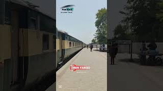 38dn Fareed Express departure Kanganpur 💯 #pakistanrailway #shorts