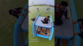 Water park project solution, inflatable water bike for park!