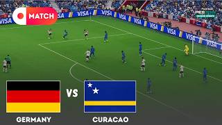 GERMANY vs CURACAO | World Cup 2026 Match Simulation | eFootball PES 21 Gameplay