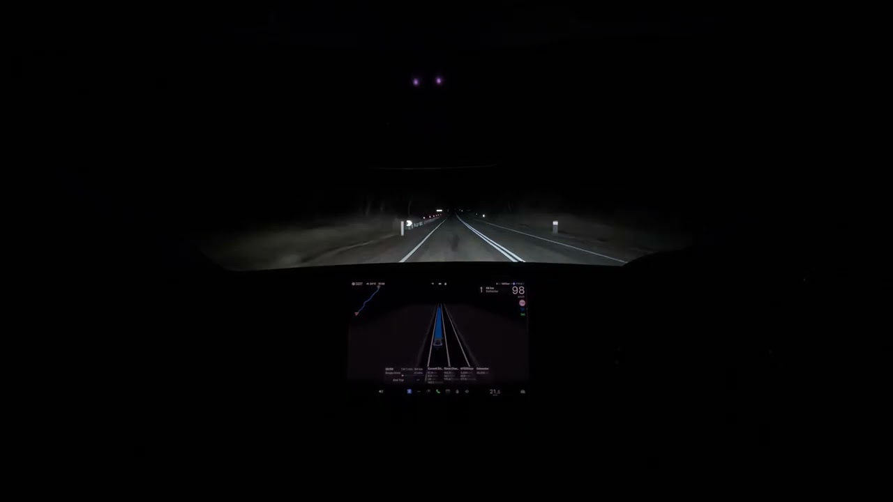 Full Self Driving Timber Creek to Katherine (twice the speed of sound unedited)