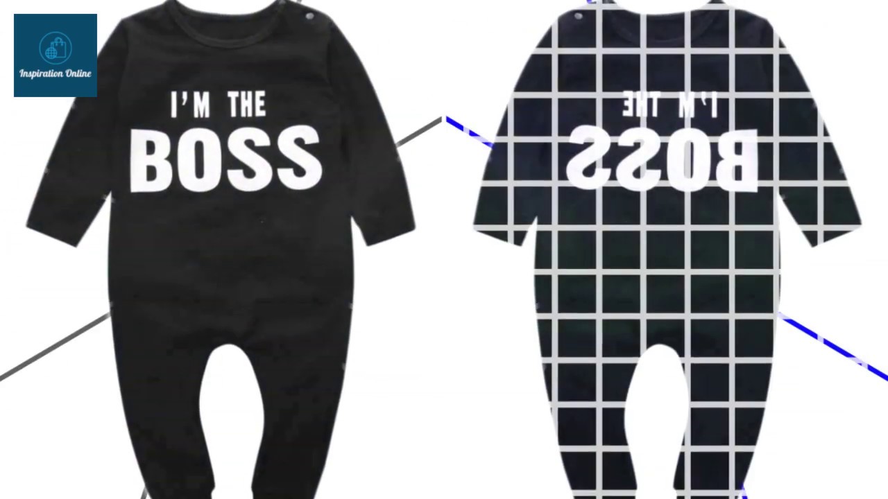 Baby Rompers - Long sleeve romper jumpsuit "I'm the boss"