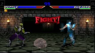 Reptile vs Sub-Zero 🐍❄️ | Mortal Kombat 4 Epic Fight (Full Battle + Fatality)