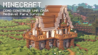 Fazendo Casa Medieval No Minecraft｜Pesquisa do TikTok