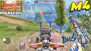 MOST STABLE M4 GUNSMITH EVER 😍 IN COD MOBILE | M4 GUNSMITH BR