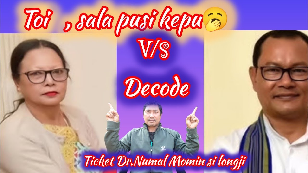 Dr.Numal Momin and Smt.Kasang Terangpi👉👈| MLA BJP ticket ajok kachebohong🤔