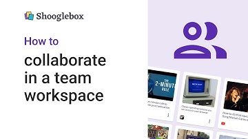 How to collaborate with people in your team workspace on Shooglebox