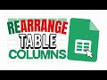 Rearrange Columns Easily in Google Sheets (Quick Guide for Beginners)