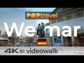 Walking in WEIMAR / Germany - where Goethe & Schiller lived - 4K 60fps (UHD)