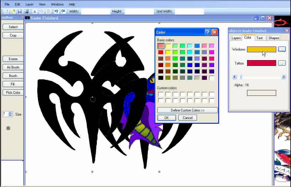 Tattoo designs, tattoo software - YouTube