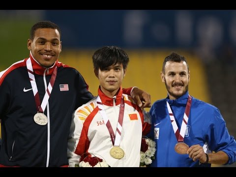 Men's triple jump T47 | Victory Ceremony |  2015 IPC Athletics World Championships Doha