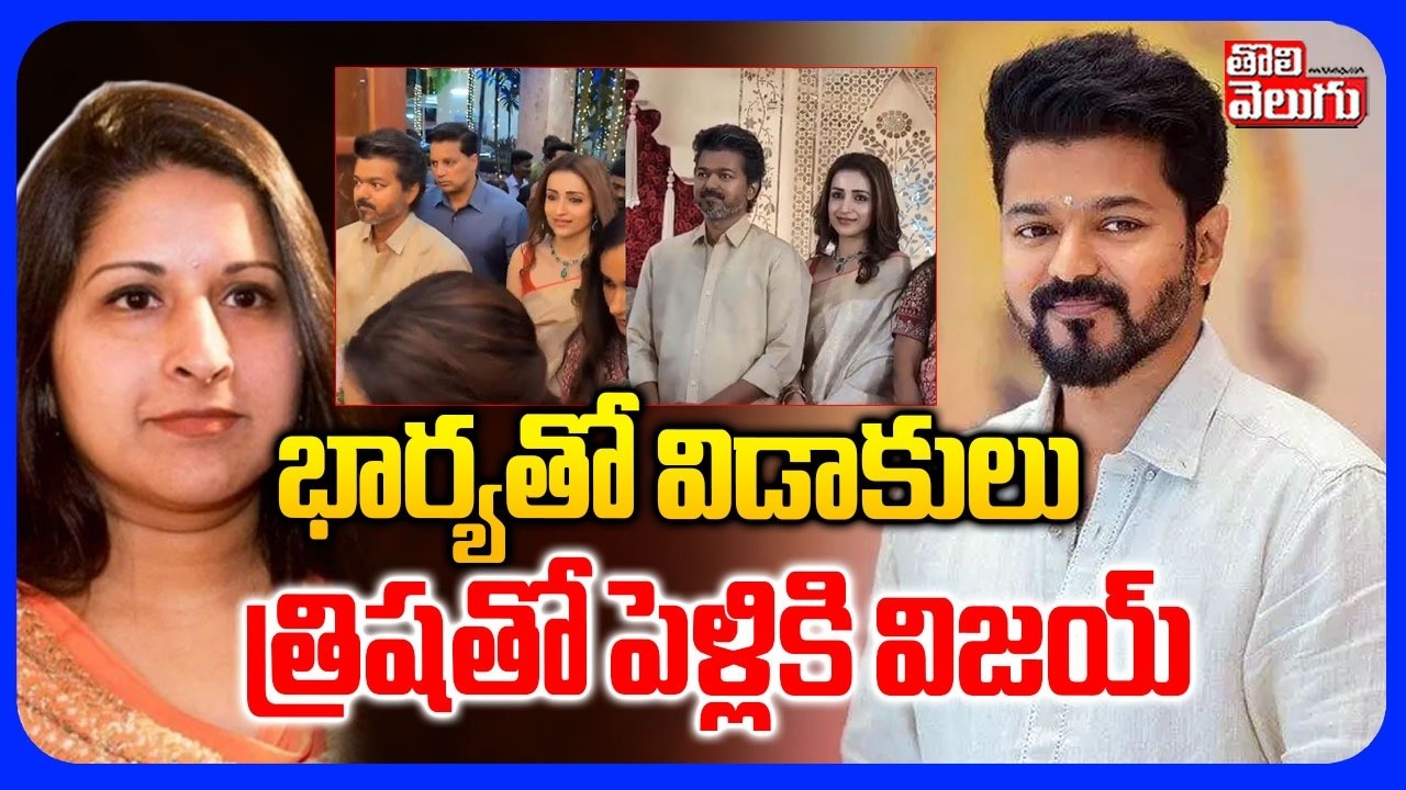 Vijay Sangeetha Divorce Updates |  భార్యతో విడాకులు  త్రిషతో పెళ్లికి విజయ్‌ | Vijay Trisha Wedding
