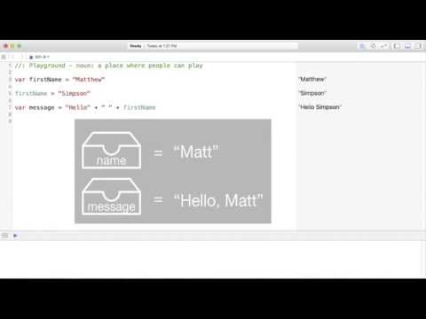 Intro to Swift, Lesson 3.1 - Intro to Variables (Properties)