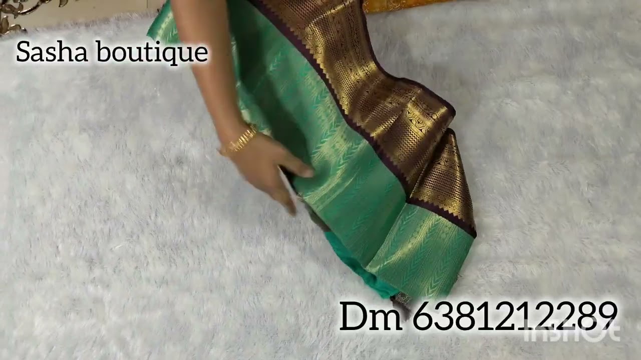 🪴Banarasi soft katan silk saree with blouse🪴
