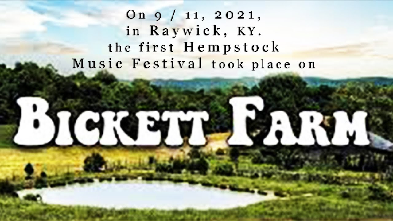 Hempstock Music Festival promo - year 1