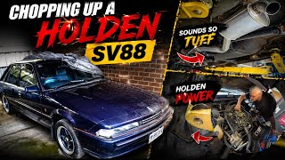 1988 Holden VL SV88 we dump the exhaust at the diff, sounds A ma zing