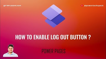 How to enable Log Out or Sign Off action in Power Pages ?