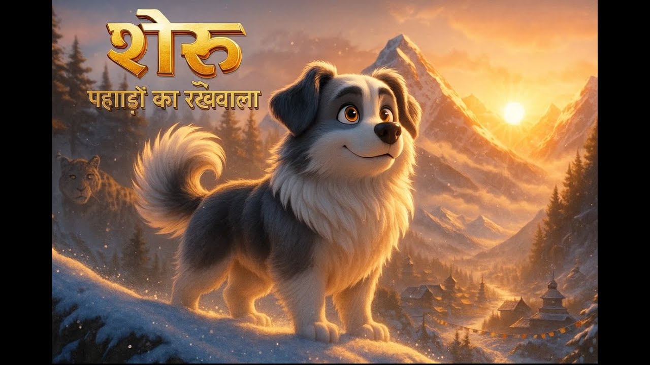 शेरू – पहाड़ों का रखवाला | Hindi Kids Moral Story | Kids Hindi Story