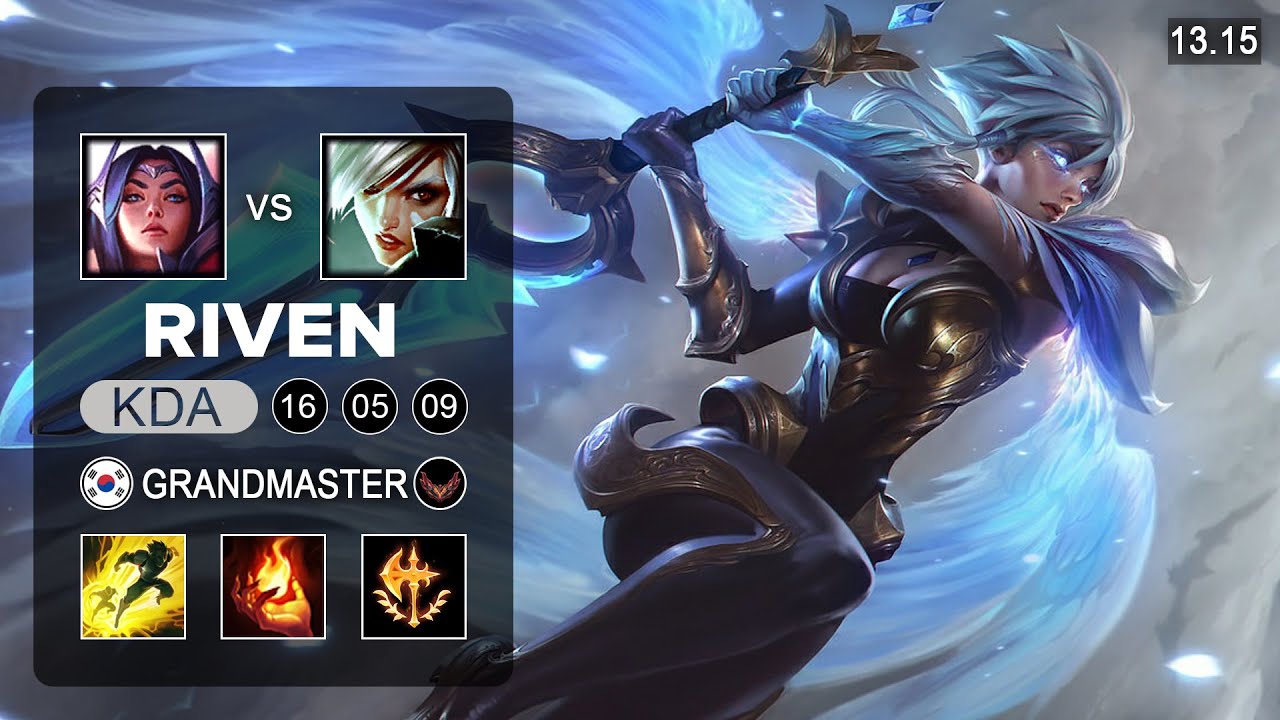 Riven vs Irelia Top - KR Grandmaster - Patch 13.15 Season 13 - YouTube