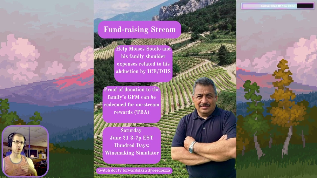 Hundred Days wine making simulator. Story mode. Moises Sotelo fundraiser.