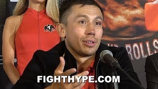 GOLOVKIN TELLS ANDRADE AND JERMALL CHARLO "FIGHT EACH OTHER"; TALKS INTEREST IN FUTURE CLASH