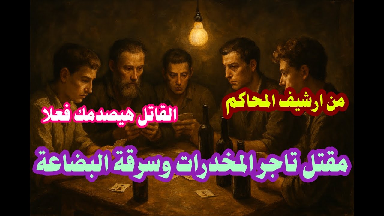 من ارشيف المحاكم حل لغز مقتل تاجر المخدرات وسرقة البضاعة في ظروف غامضة والمفاجأة الصادمة في القاتل