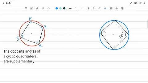 CIRCLE THEOREMS : CYCLIC QUADRILATERALS Part 1