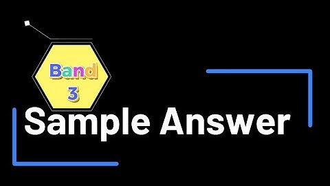 Q3. Sample answer Band 3 🍀✍️IELTS Academic Writing Task 2