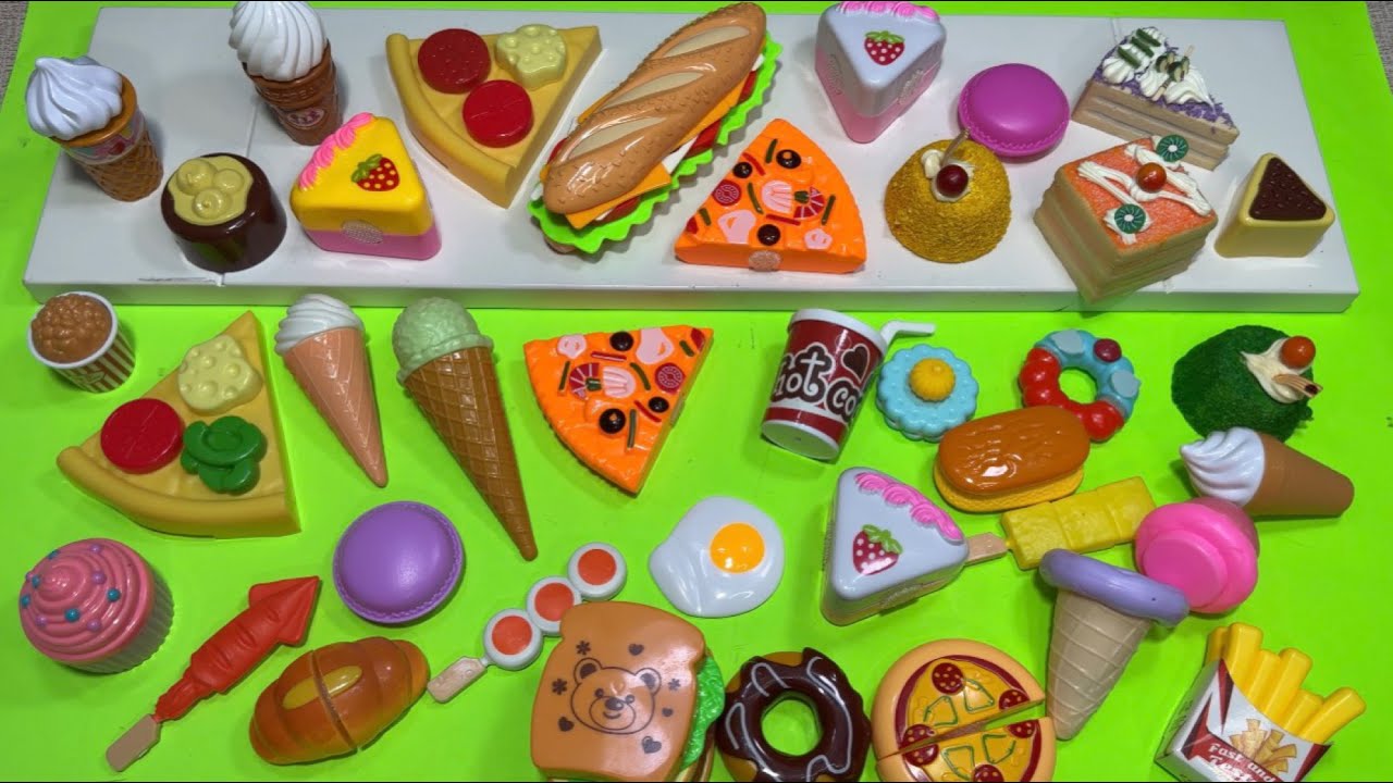 🍳 ASMR_Video * Squid bbq, Ice cream, Donuts, Sandwich, Stawberry Cake, Mini Egg, Croissant....