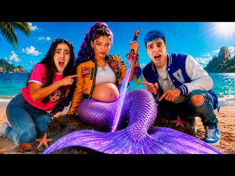 ENCONTRAMOS A RUMI SEREIA GRÁVIDA NA PRAIA!! (GUERREIRAS DO KPOP)