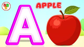 ABC Alphabet Song 🎶 | Learn A to Z Letter Sounds 👶 | A for Apple 🍎 | Abc Phonics Song