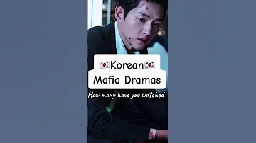 Top 10 Korean mafia daramas 😈🔝 #treanding #viral