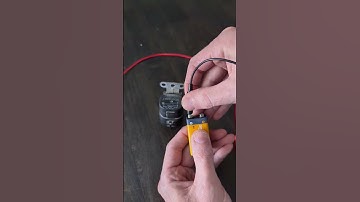 Test Relay With 9V Battery #obs #chevy #gm #automobile #electrical #fuelpump #relay