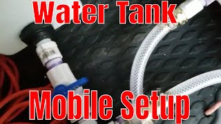 Mobile detailing water tank setup | more in depth video
