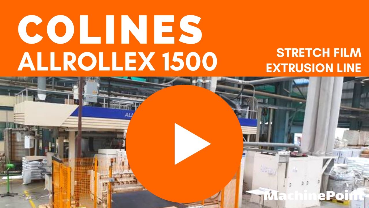 COLINES AllrollEx 1500 Stretch film extrusion line COLINES Machines