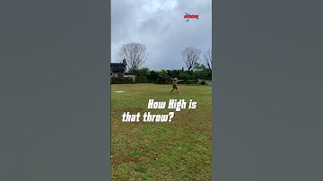 How high is that throw?⚡️