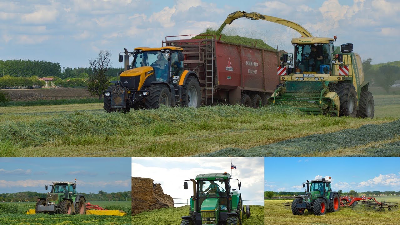 GRASS SILAGE 2O17|| Krone Big X 7OO +  Krone EasyFlow 3OO1